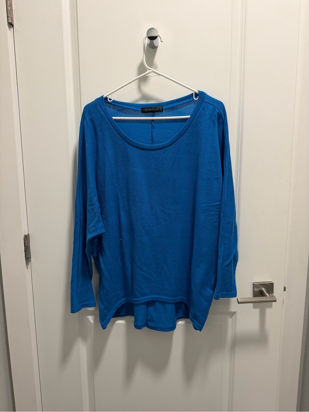 Blue Long Sleeve Women's Top
